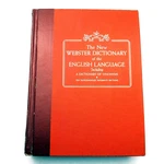 Dictionary Vintage Edition Book New Webster English Language 1965 Red Golden Vg. Fixed Price $9.79.
