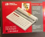 Vintage Smith Corona Spell Right 100 Electronic Dictionary & Calculator, Games. Fixed Price $10.00.