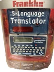 Franklin 5 Language Translator Travel New English Spanish German French Italian. Fixed Price $24.99.