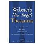 Houghton Mifflin Webster's New Roget's Thesaurus Off.... Fixed Price $24.99.
