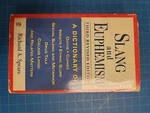 Slang Euphemism Dictionary Third Revised Edition Richard Spears Lingo Talk Book. Fixed Price $7.19.