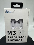 Timekettle M3 Language Translator Earbuds White Open Box. Fixed Price $44.99.