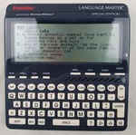 Franklin Electronic Dictionary Speaking Language Master Special Edtn LM-6000SEV. Fixed Price $198.00.