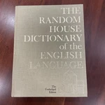 The Random House Dictionary Of English Language 1969 Unabridged 3RD Printing. Fixed Price $45.00.