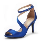 Ladies Women Ankle Strap Open Toe Stilettos Heel Wedding Party Sandals Us. Fixed Price $30.99.
