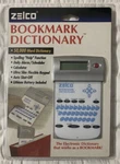 Zeico Bookmark 50,000 Word Dictionary Electronic Alarm Schedule Calculator 90012. Fixed Price $27.28.