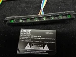 Coby LEDTV3216 Control Buttons Board. Fixed Price $14.99.