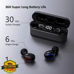 Mozc Bluetooth 5.4 Earbuds Hifi Stereo Deep Bass Noise Cancelling IPX7 36H. Fixed Price $20.00.