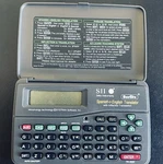 Seiko Sii Berlitz Spanish English Dictionary Electronic Translator TR-2720 Works. Fixed Price $6.50.