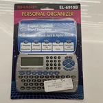 Sharp Electronic Personal Organizer EL-6910B Spanish Translator Black Jack Alarm. Fixed Price $10.02.