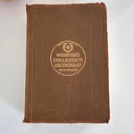 Webster's Collegiate Dictionary Fifth Edition 1945 Merriam Co. Thin Paper. Fixed Price $30.00.