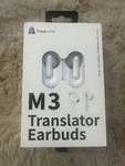 Timekettle M3 Language Translator Earbuds White. Fixed Price $65.00.
