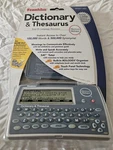 Franklin Merriam Webster Electronic Dictionary Thesaurus MWD-1450 Brand New. Fixed Price $49.99.