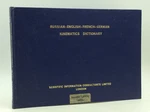 Russian-english-french-german Kinematics Dictionary Singer, 1966 Science. Fixed Price $17.50.