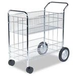 Fellowes FEL40912 Mail Cart 200 Lb Capacity Chrome. Fixed Price $452.88.