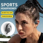 Docooler Wireless Earbuds BT5.3 Earhook Earphone Sweatproof JR04 - Black/white. Fixed Price $19.46.