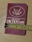 1978 Pocket Dictionary Houghton Mifflin Red Softback Vtgnear Mint Condition. Fixed Price $24.44.