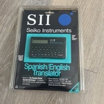Berlioz Spanish English Translator TR2200 Seiko Instruments Sii New Sealed. Fixed Price $23.75.