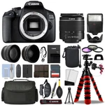 Canon Eos 2000D T7 Dslr Camera W/ 18-55MM + 32GB Lens Ultimate Accessory Kit. Fixed Price $454.95.