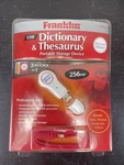 Franklin MWD-170 Usb Merriam-webster Dictionary/thesaurus. Fixed Price $20.00.