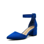 Women Ladies Chunky Heel Ankle Strap Pointed Toe Casual Party Wedding Pumps Shoe. Fixed Price $26.99.