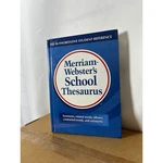 Merriam-webster School Thesaurus Hardcover Student Reference 9780877791782. Fixed Price $7.20.