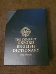 The Compact Oxford English Dictionary By J. A. Simpson Hardcover New Edition. Fixed Price $199.99.