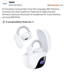 K08 Wireless Headset Ai Translation Earphone Bluetooth 5.3 New. Fixed Price $68.00.