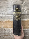 1873 Antique Language Study Book Dictionary In German And English Adler. Fixed Price $60.00.