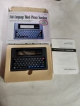 Micronta Five Language Word & Phrase Translator Cat. No. 63-698. Fixed Price $18.00.