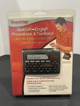 Franklin Spanish/english Translator TES-221 New Package. Fixed Price $10.85.