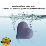 Yunseity Heart Earbuds Bt 5.3 Hifi Stereo Noise Canceling Purple Charging Case. Fixed Price $34.99.