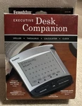 New Franklin Executive Desk Companion Speller Thesaurus Calculator Clock DCN-290. Fixed Price $30.00.