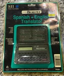 Seiko Electronic Translator Spanish English Dictionary Sii Berlitz TR-2201 New. Fixed Price $15.95.
