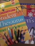 Scholastic Student Dictionary & Thesaurus. Fixed Price $10.00.