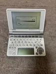 Casio Ex-word DATAPLUS4 XD-SP6600 Electronic Dictionary, White. Fixed Price $51.35.