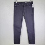 Ag Adriano Goldschmied Jeans Mens 32 X 33 Slim Tapered Gray Denim Classic New. Fixed Price $29.74.