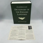 American Dictionary Of The English Language Noah Webster Foundation Hc Green Usa. Fixed Price $62.99.