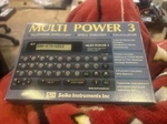 Seiko Multi Power 3 Telephone Directory Spell Checker Calculator W/ Box. Fixed Price $19.99.