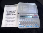 1998 Franklin Travel 5 -language European Translator Plus Databank TWE-106A. Fixed Price $16.89.