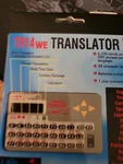 Languages Translator TR14WE Ufo Systems Cambridge. Fixed Price $18.14.