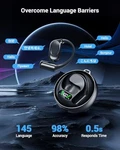 Ganods Translation Earbuds Real Time, Ai Headphones M114 - Black. Fixed Price $77.30.