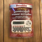 Vintage Franklin Talking Spanish-english Dictionary BES-1240 Nos Sealed. Fixed Price $69.99.