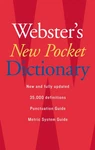 Houghton Mifflin Webster's New Pocket Dictionary Printed Book. Fixed Price $5.24.