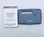 Franklin Model TWE-118A 5-LANGUAGE European Translator W/manual & New Battery. Fixed Price $9.00.
