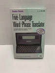 Radio Shack Lcd 5 Language Word Phrase Translator. Fixed Price $21.99.