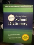 Merriam-webster's School Dictionary By (2019, Hardcover). Fixed Price $12.60.