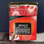 New Franklin TES-121 English Spanish Quick Translator And Phrasebook Sealed. Fixed Price $20.00.