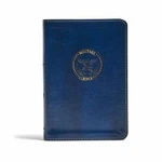 Csb Military Bible, Royal Blue Leathertouch - Bibles By Holman. Fixed Price $24.99.