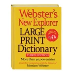 Websters Large Print Dictionary. Fixed Price $26.66.